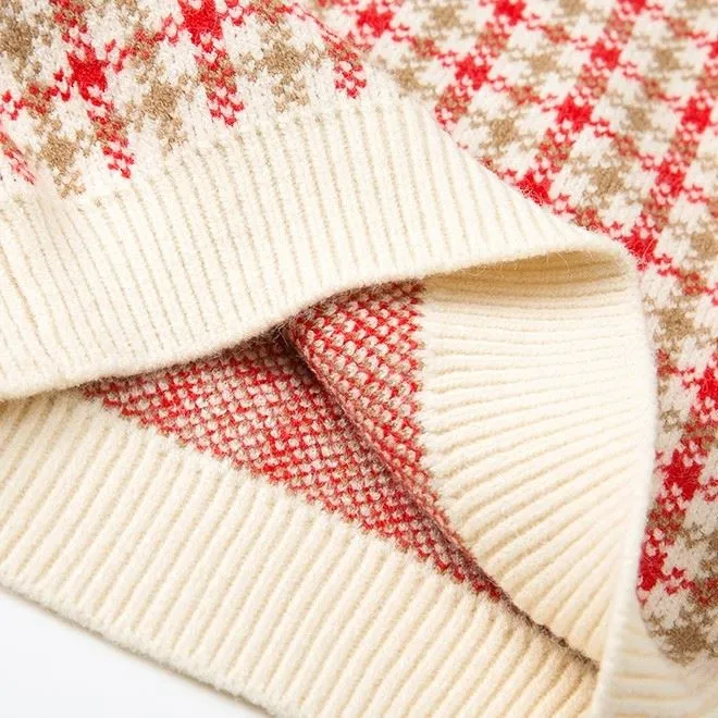 Girls Loose Thick Knitted Sweater Toddler Kids Winter Sweater